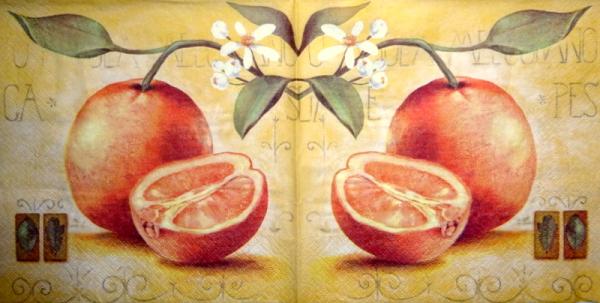 056 Lemons,  Oranges - 3 ply (orange)